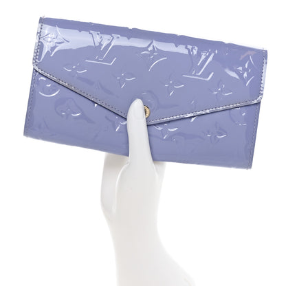 Louis Vuitton Vernis Sarah Wallet NM Lilac 2 of 10