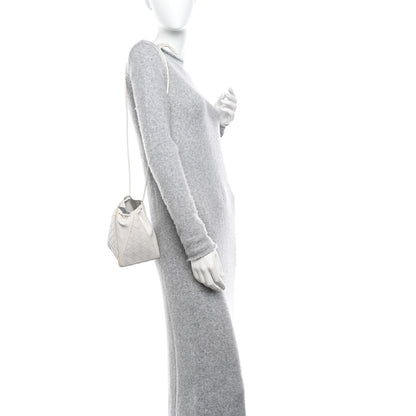 Bottega Veneta Nappa Intrecciato The Mini Knot Shoulder Bag Chalk 3 of 15