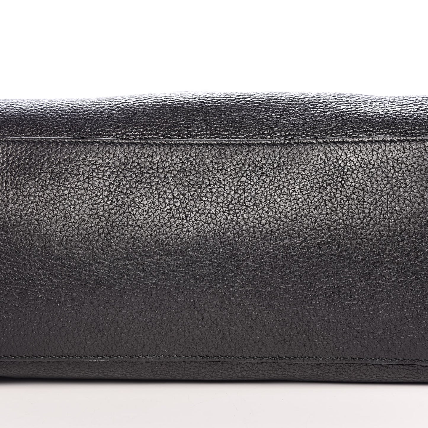 Pebbled Calfskin Medium Soho Chain Shoulder Bag Black