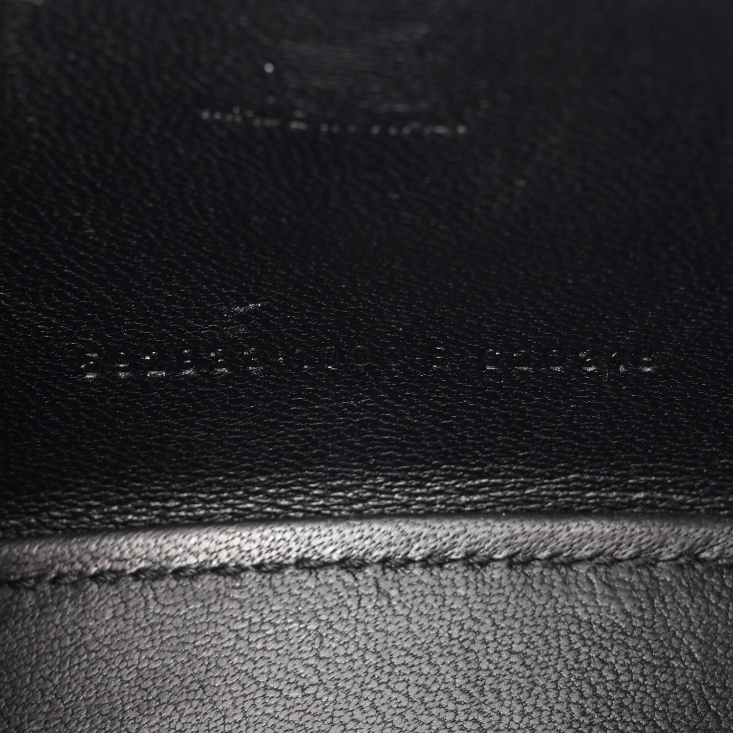 Balenciaga Shiny Calfskin Monochrome Crocodile Embossed Hourglass Top Handle Bag XS Black 7 of 11