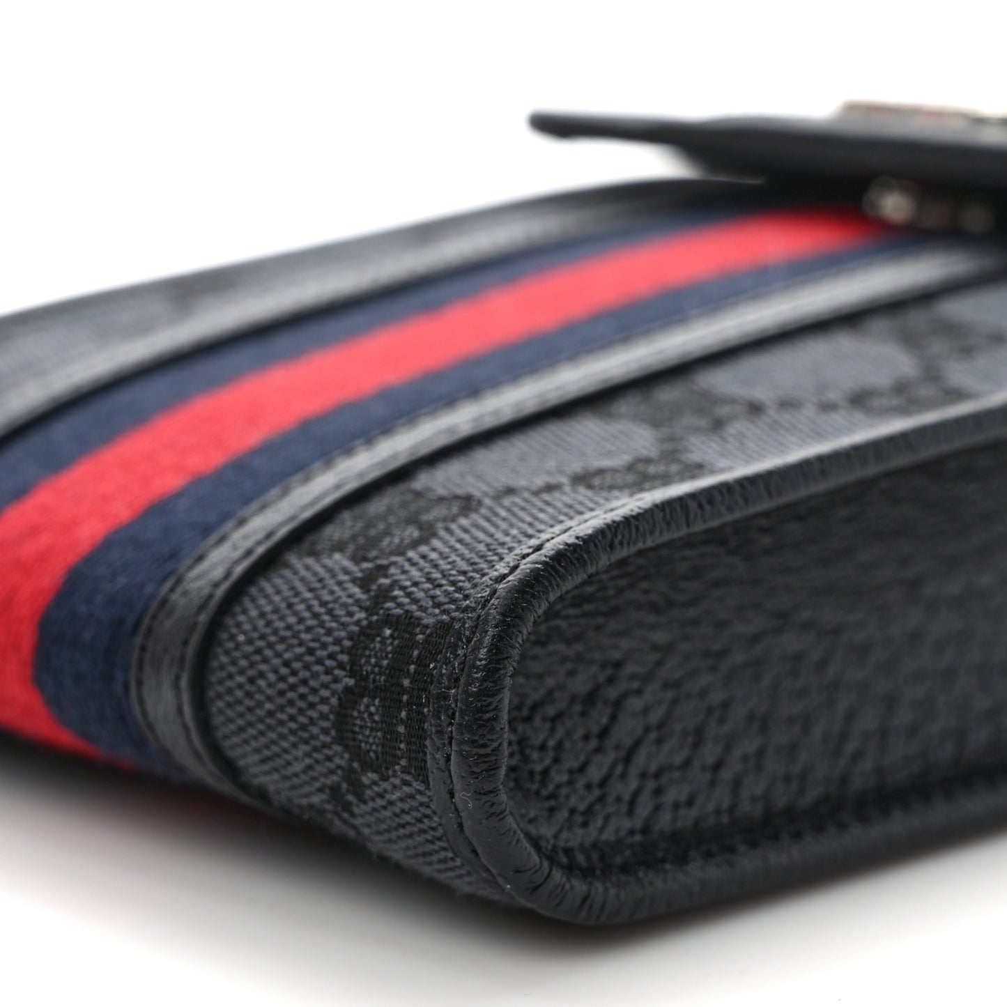 X BALENCIAGA BB Monogram Web Mini Ophidia Crossbody Bag Black