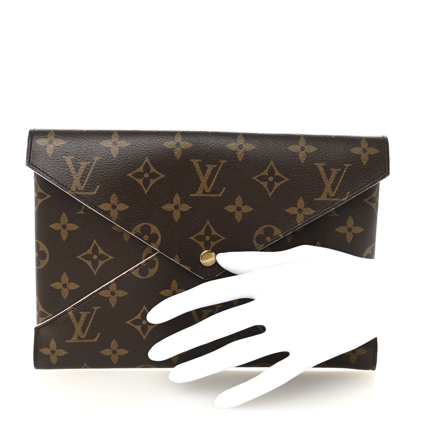 Monogram Large Kirigami Pochette Insert Rose Ballerine
