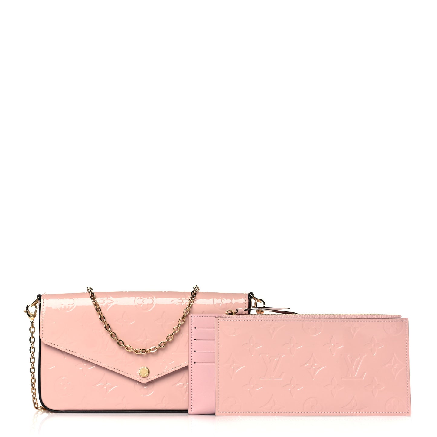 Vernis Felicie Chain Wallet Rose Ballerine