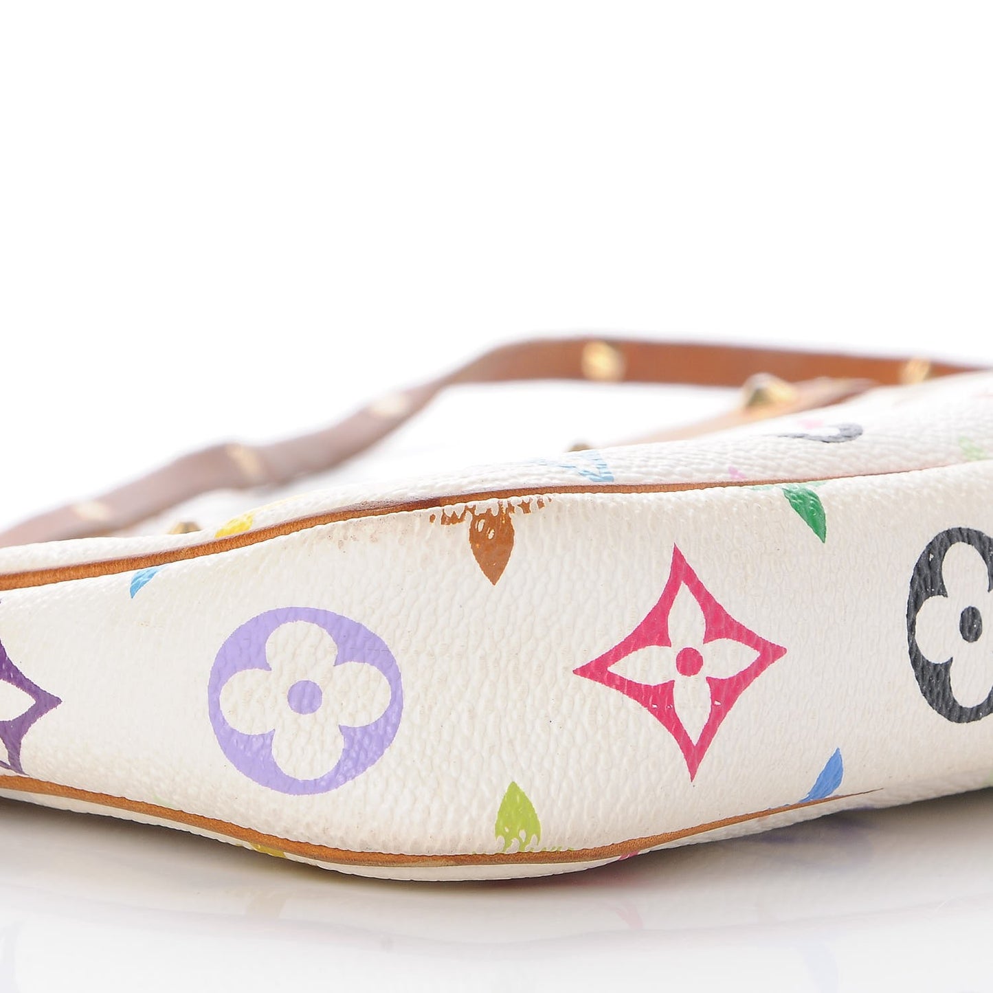 Monogram Multicolor Pochette Accessories White