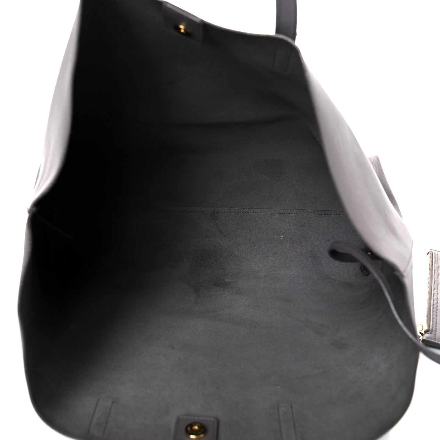 Calfskin Large Shopping Tote Dark Grey