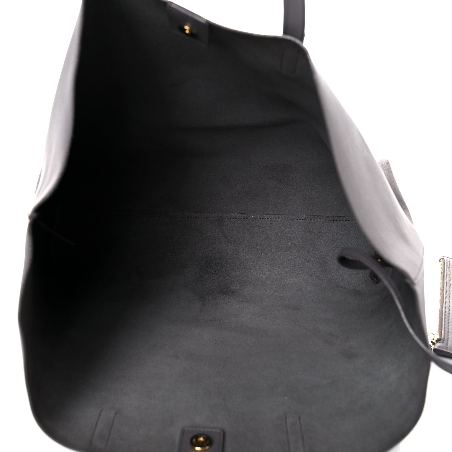 Saint Laurent Calfskin Large Shopping Tote Dark Grey 6 of 27