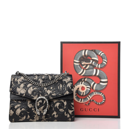 Gucci GG Supreme Monogram Arabesque Medium Dionysus Shoulder Bag Black 15 of 15