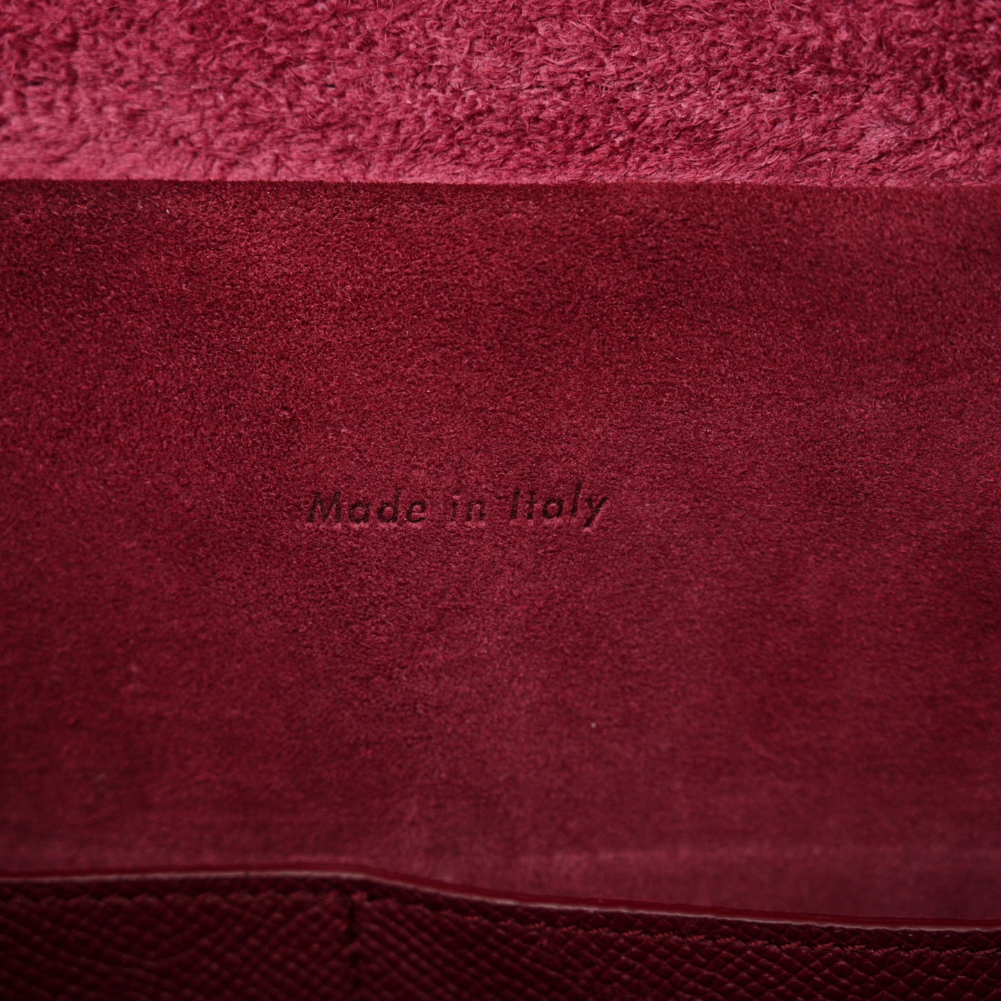 Grained Calfskin Mini Belt Bag Plum
