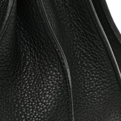 Saint Laurent Grained Calfskin Medium Souple Sac De Jour Black 28 of 29