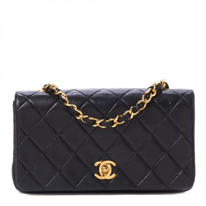 Chanel Lambskin Quilted Small Single Flap Black 1 of 11
