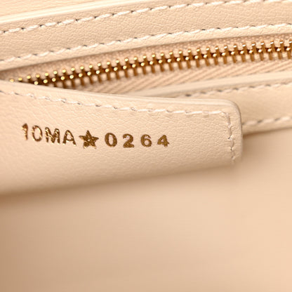 Christian Dior Calfskin Macrocannage Groove 20 Bag Dusty Ivory 7 of 11