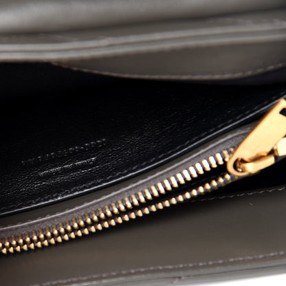 Saint Laurent Calfskin Y Quilted Monogram Small Loulou Chain Satchel Pebble 9 of 9