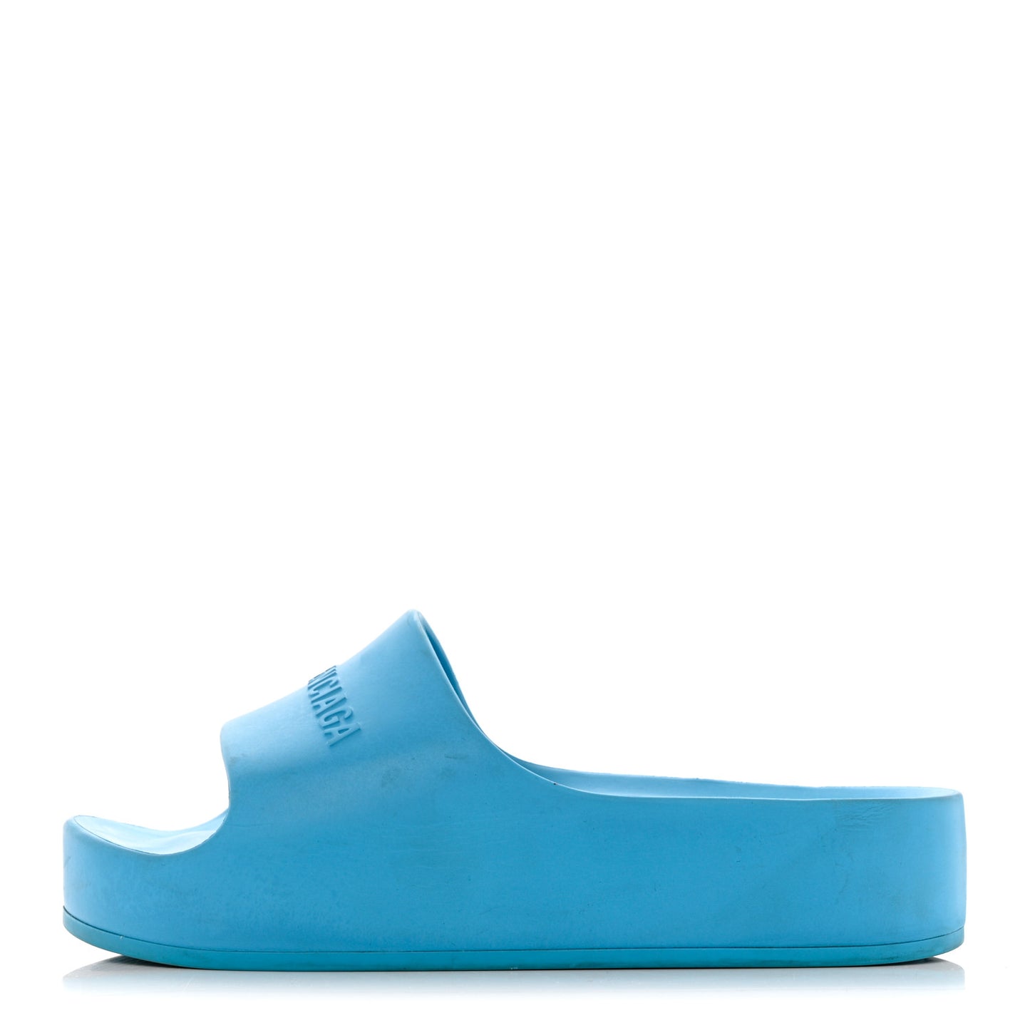 Rubber Womens Chunky Slide Sandals 40