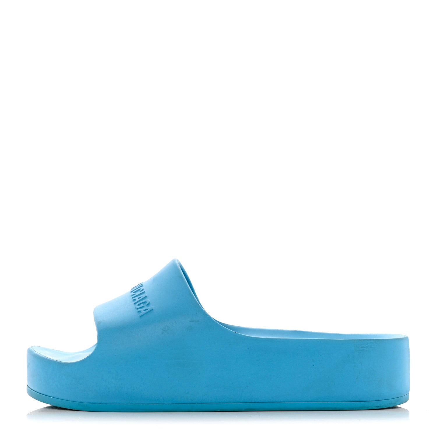 Balenciaga Rubber Womens Chunky Slide Sandals 40 1 of 12