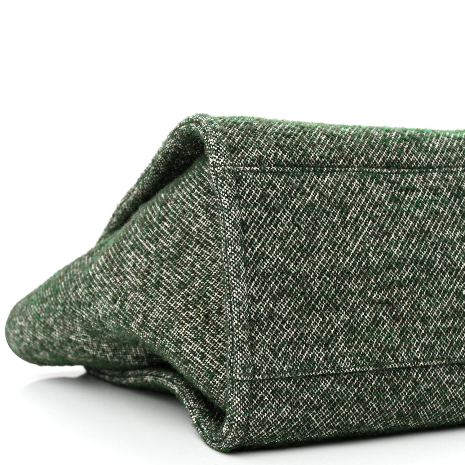 Chanel Mixed Fibers Calfskin Medium Deauville Tote Green 8 of 9
