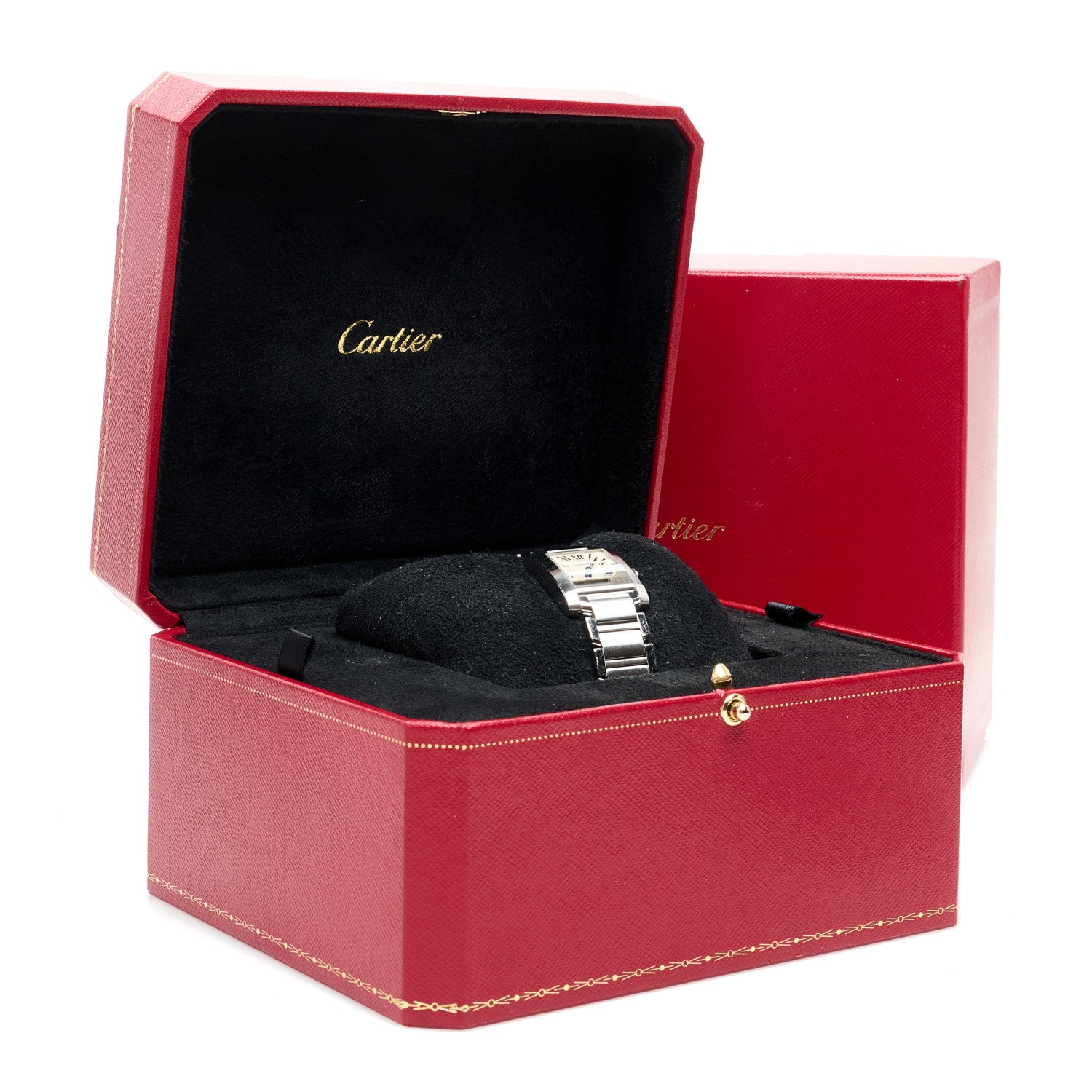 Cartier Stainless Steel 20mm Tank Francaise Quartz Watch 5 of 5