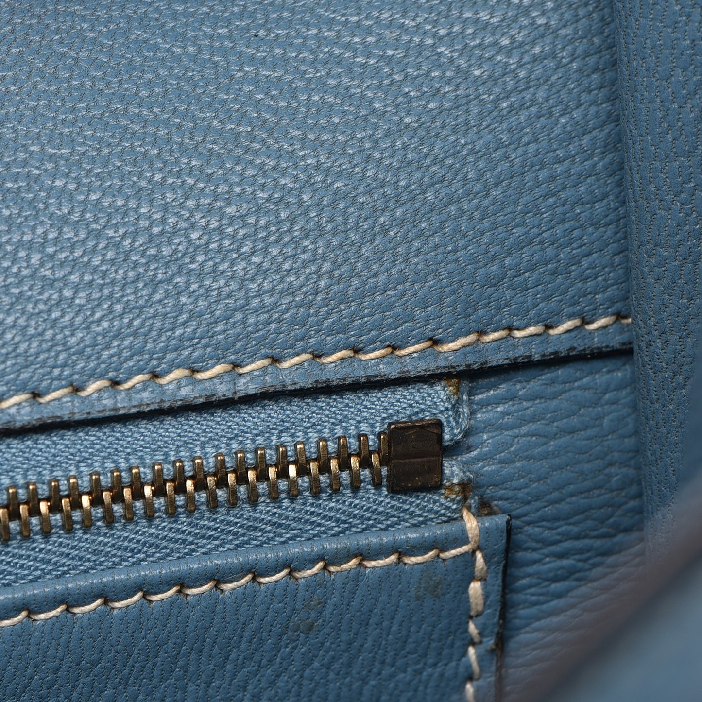 Togo Birkin 40 Blue Jean