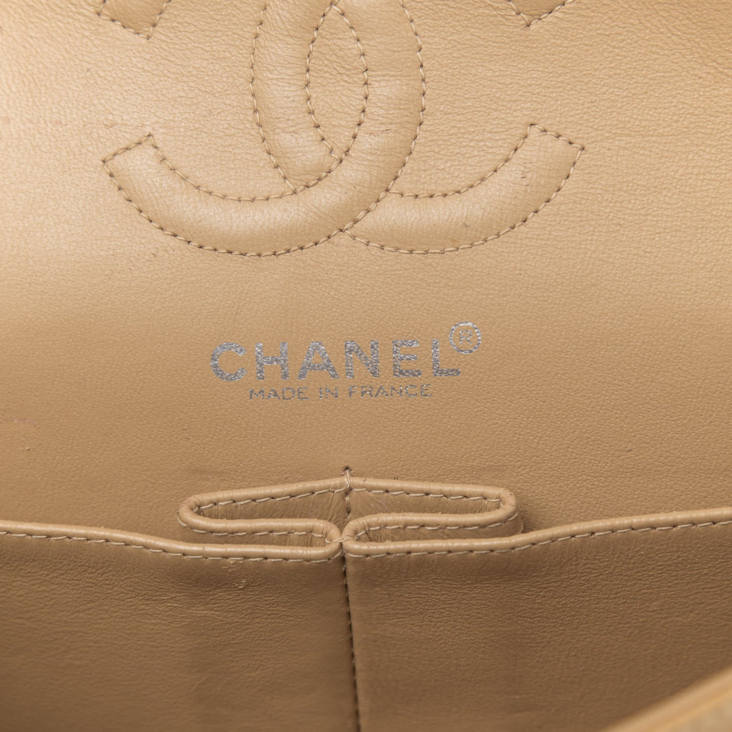 Chanel Caviar Quilted Small Double Flap Beige 7 of 16