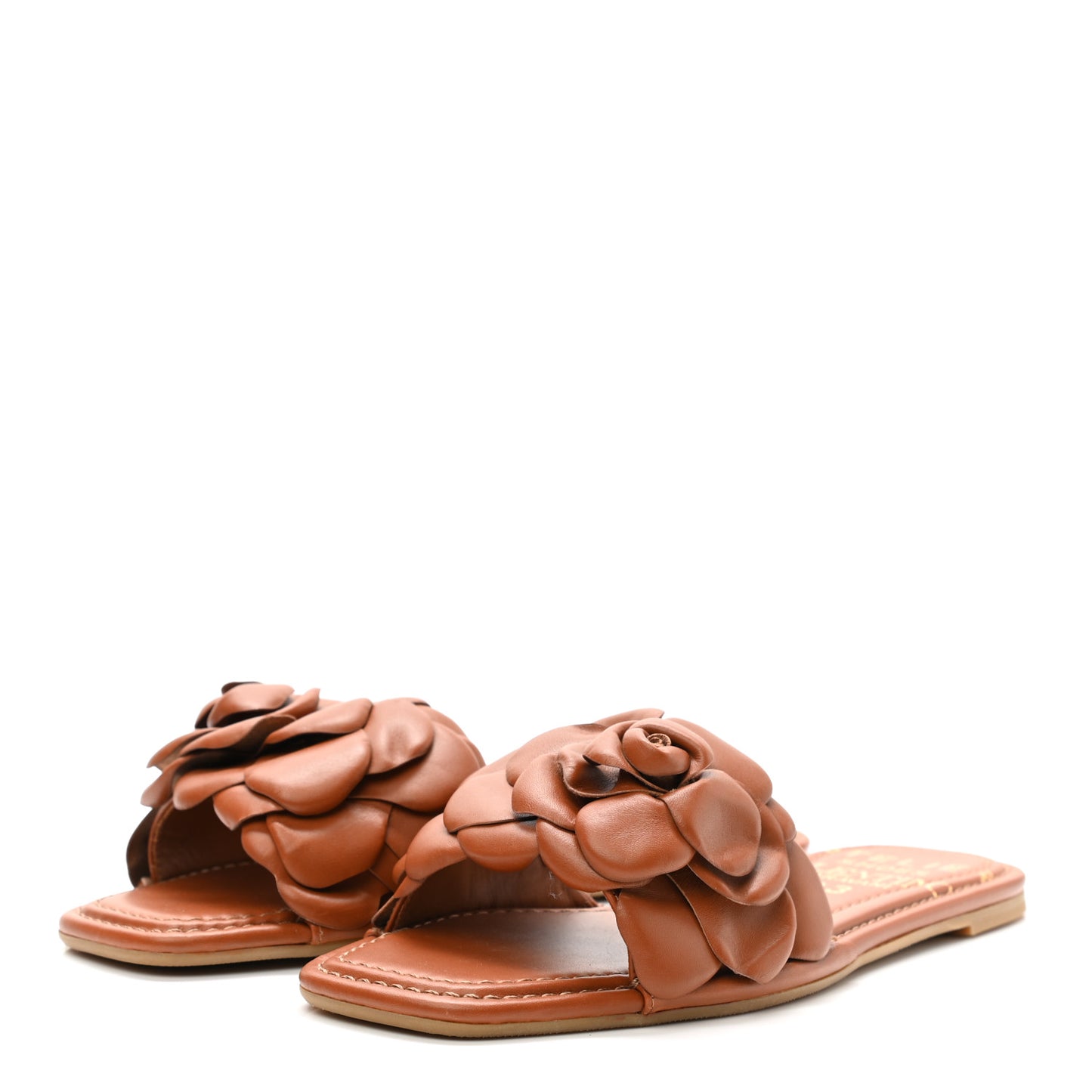 Calfskin Atelier 03 Rose Edition Slide Sandals 39 Cuoio