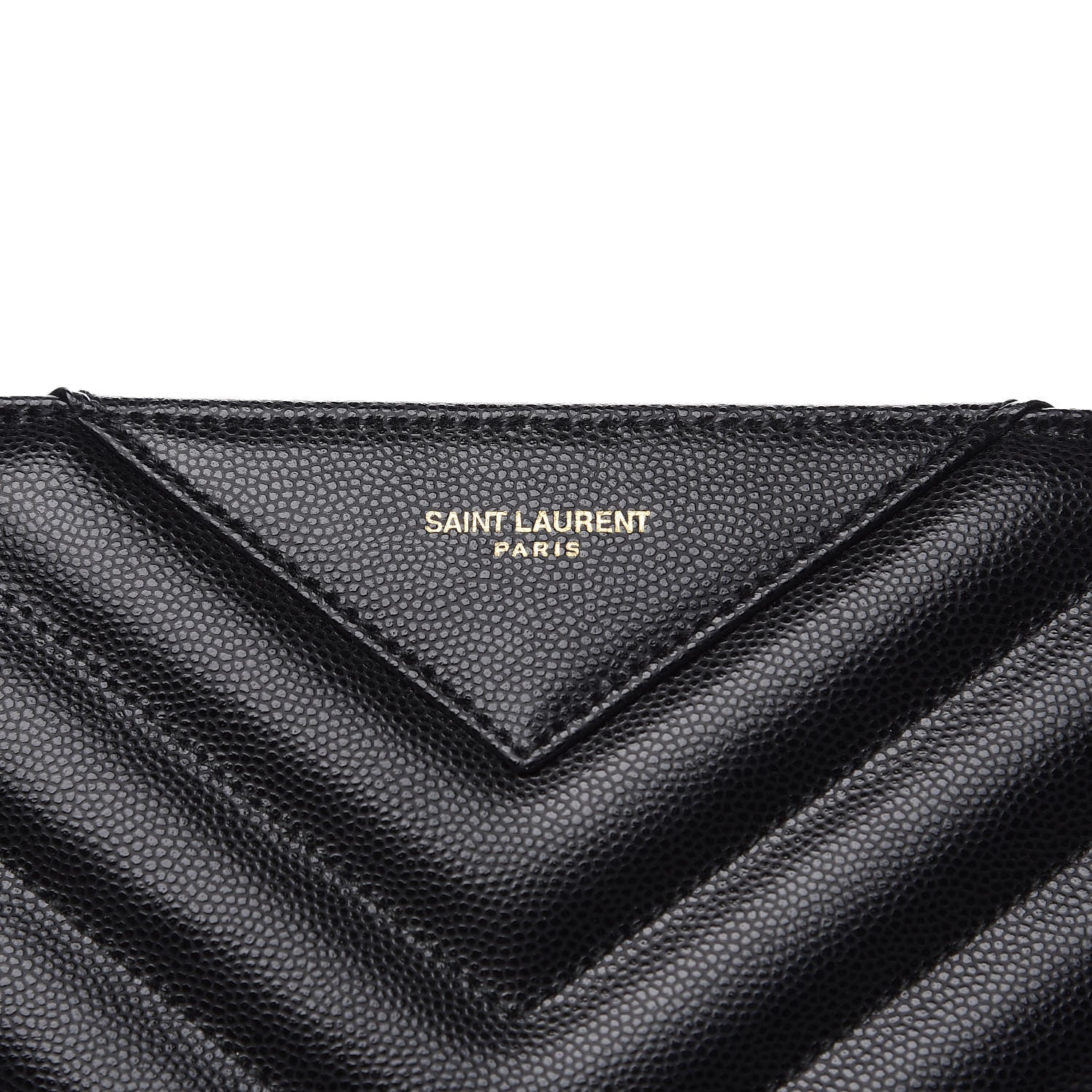 Saint Laurent Grain De Poudre Matelasse Chevron Medium Tribeca Shopping Bag Black 7 of 9