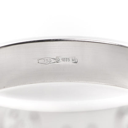 Gucci 18K White Gold 4mm Icon Thin Band Ring 53 6.25 5 of 7