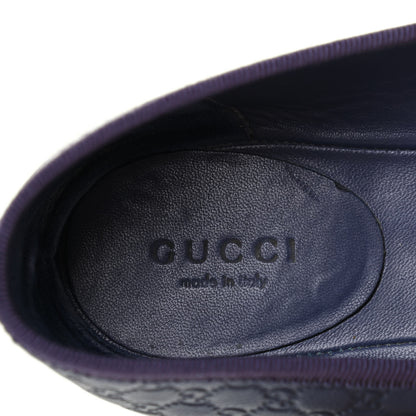 Gucci Microguccissima Flats 39 Navy 6 of 8