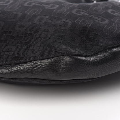 Gucci Horsebit Print Hobo Black 9 of 10