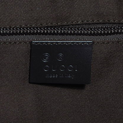 Gucci Denim Monogram Large Carry On Duffle Dark Brown 6 of 7