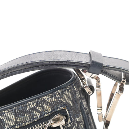 Christian Dior Monogram Charm Shoulder Bag Navy 12 of 13