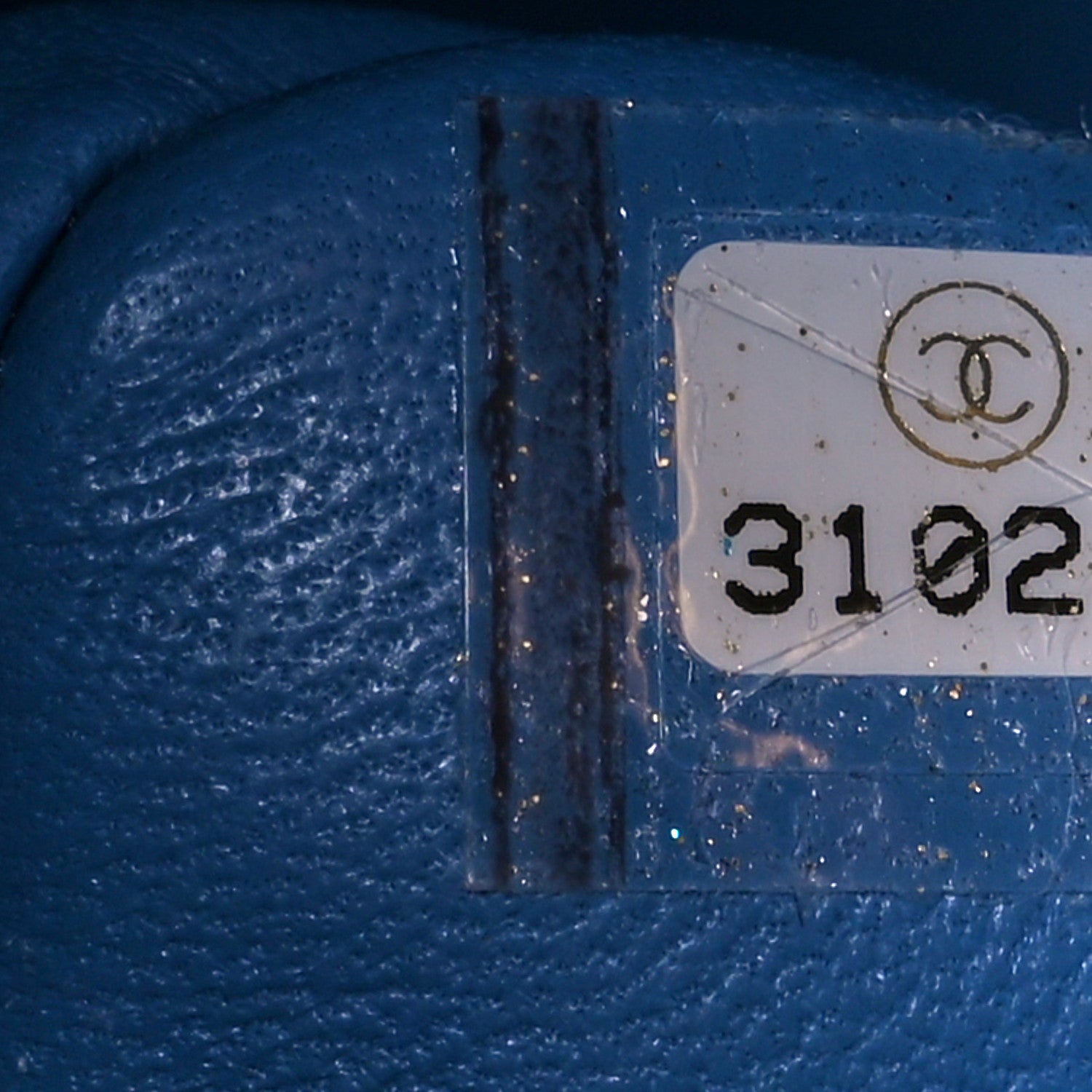 Chanel Caviar Quilted Jumbo Double Flap Blue 8 of 11