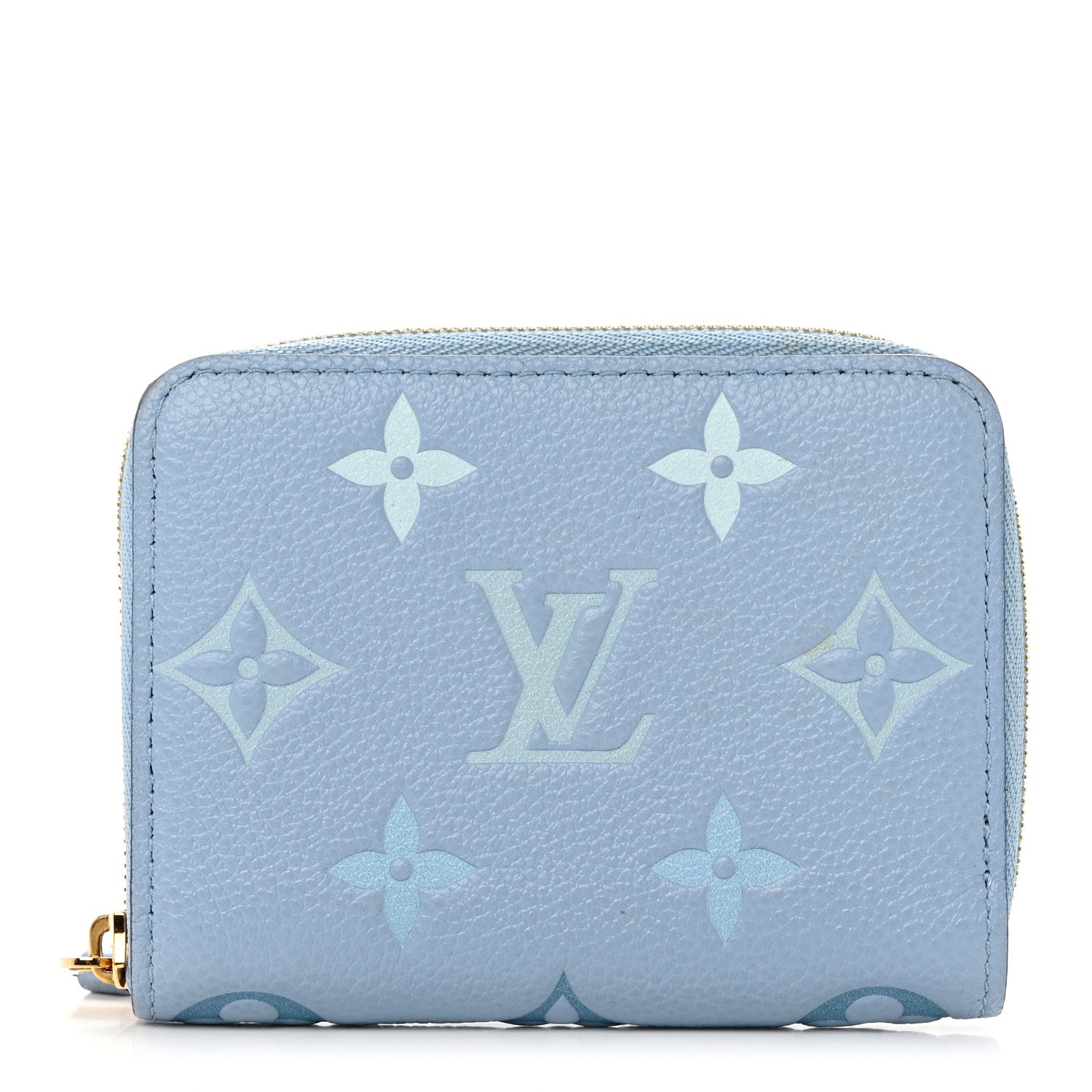 Louis Vuitton Empreinte Monogram Giant By The Pool Zippy Coin Purse Summer Blue 1 of 7