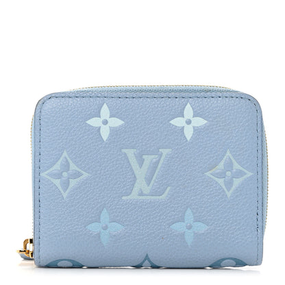 Louis Vuitton Empreinte Monogram Giant By The Pool Zippy Coin Purse Summer Blue 1 of 7