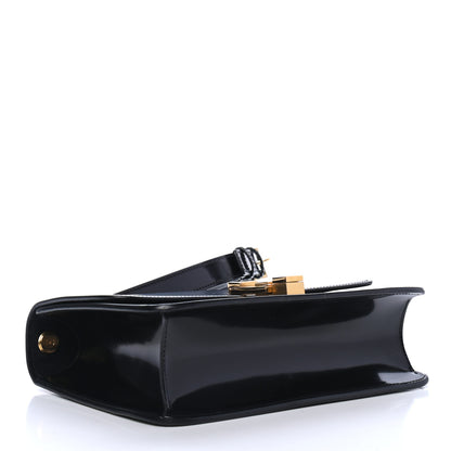 Saint Laurent Patent Calfskin Carre Satchel Black 3 of 4