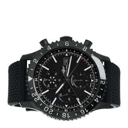 Breitling Stainless Steel Rubber 46mm Chronoliner Chronograph Automatic Watch Black M24310 2 of 4