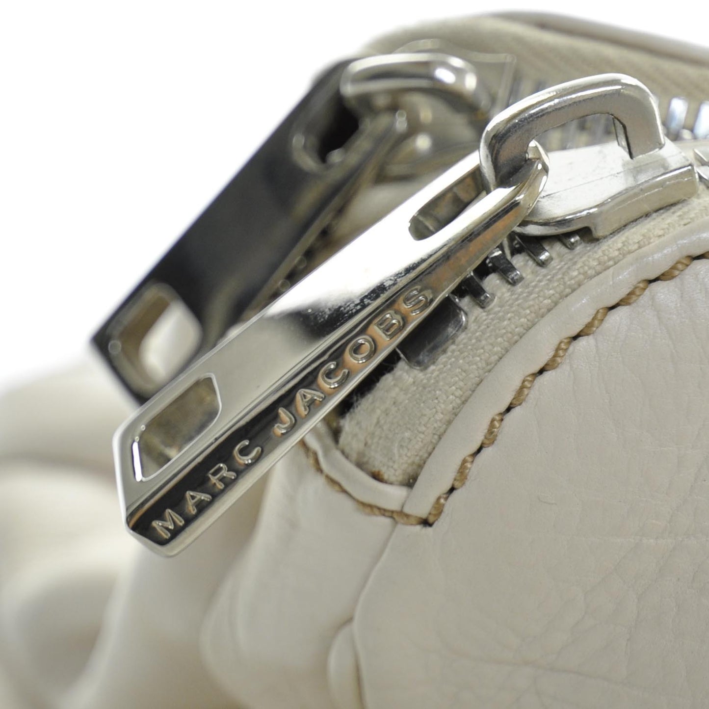 Leather Blake Satchel Cream