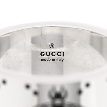 Gucci Sterling Silver GG Bee Band Ring 60 9 4 of 4