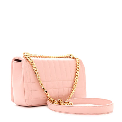 Burberry Lambskin Quilted Small Lola Bag Dusty Pink 3 of 11