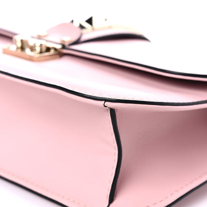 Valentino Garavani Vitello Medium Glam Lock Rockstud Flap Water Rose 7 of 10