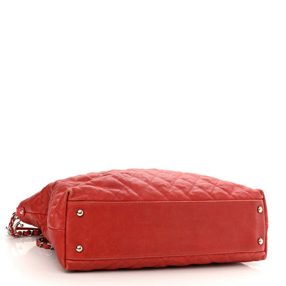 Chanel Caviar Quilted French Riviera Hobo Rouge 4 of 17