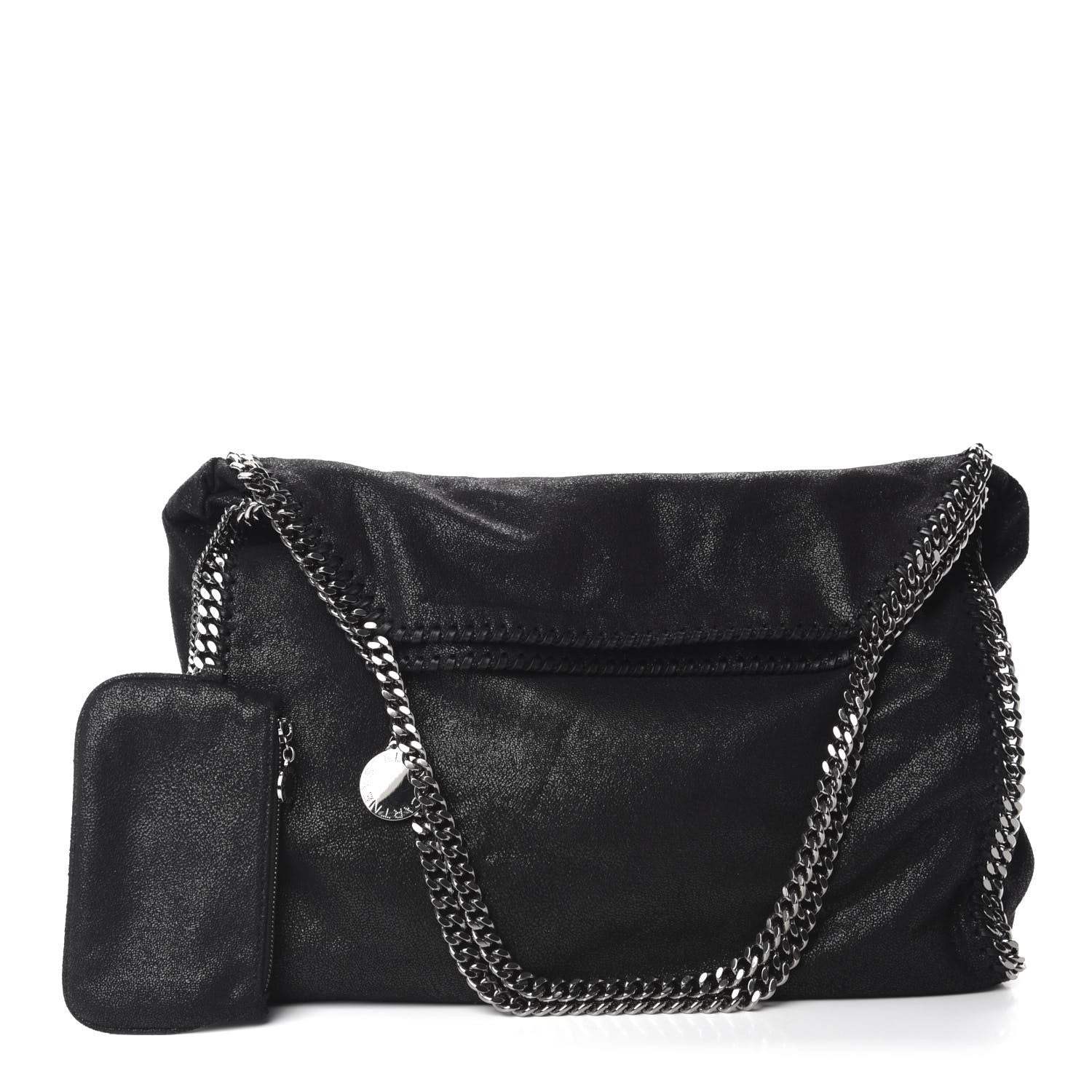 Stella McCartney Shaggy Deer Big Falabella Tote Black 1 of 11