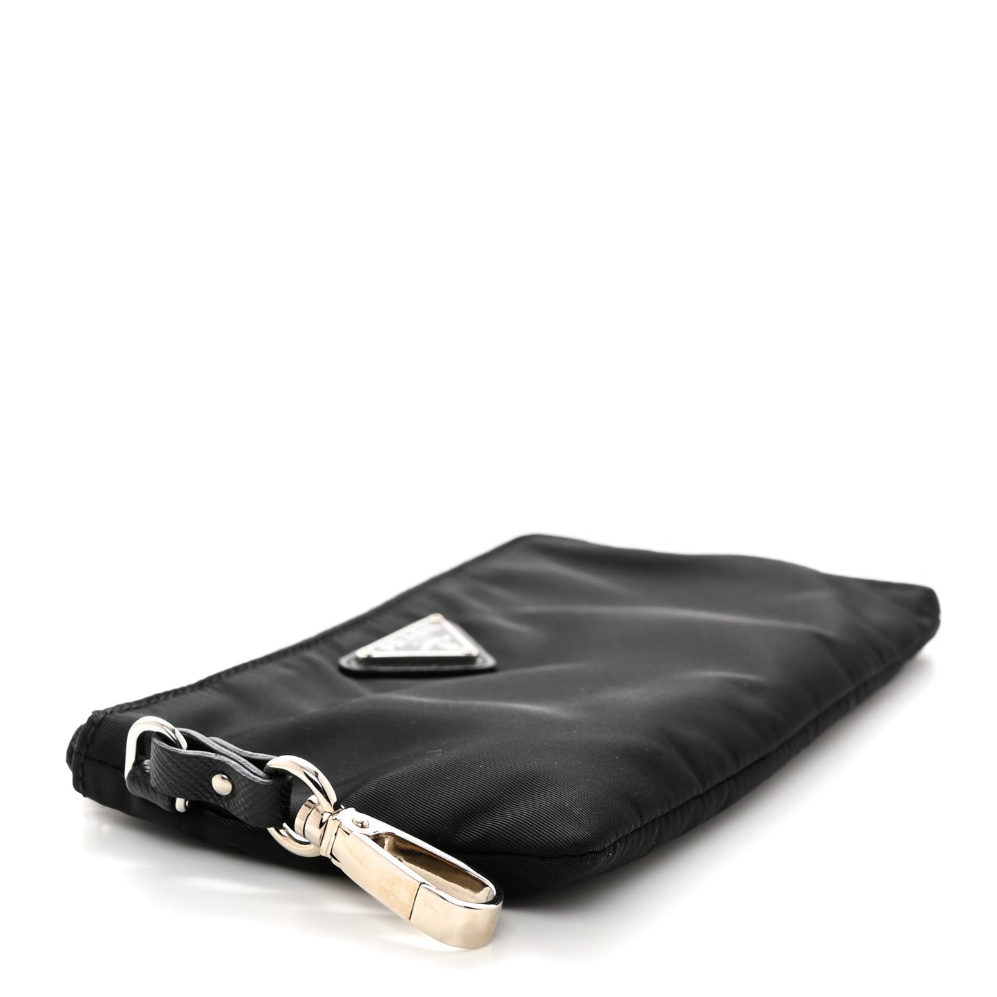 Tessuto Nylon Flat Pouch Black