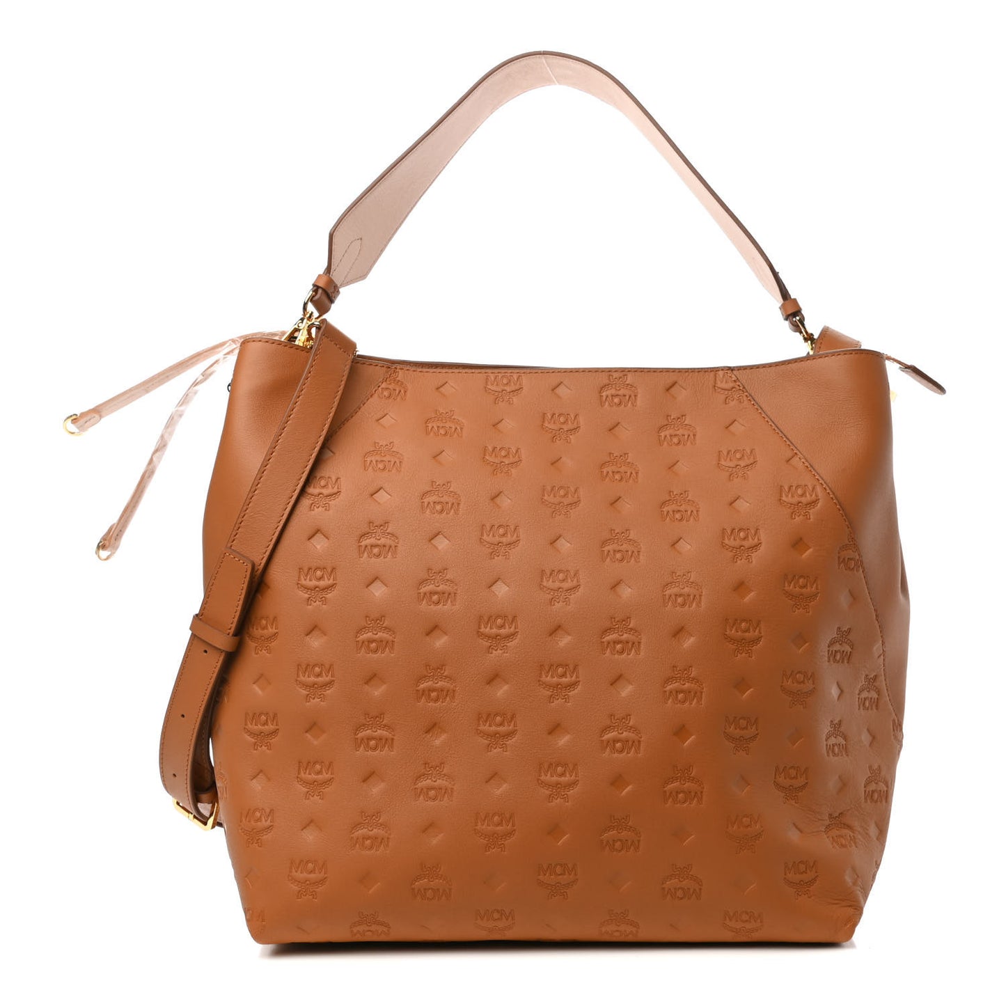Calfskin Ottomar Monogram Large Klara Hobo Cognac
