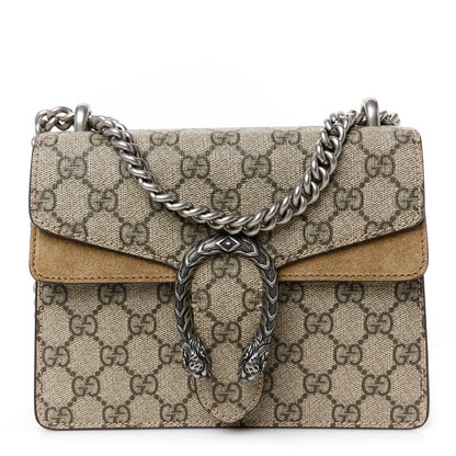 Gucci GG Supreme Monogram Mini Dionysus Shoulder Bag Taupe 1 of 13