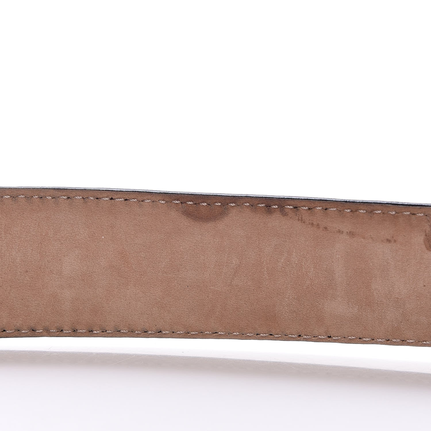 Gucci Guccissima Signature Interlocking G 40mm Belt 85 34 Black 7 of 12