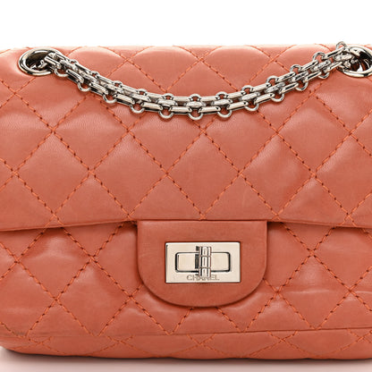 Chanel Lambskin Quilted 2.55 Reissue Mini Flap Pink 8 of 13