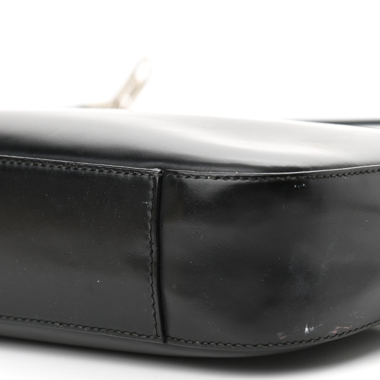 Gucci Calfskin Interlocking G Shoulder Bag Black 10 of 12