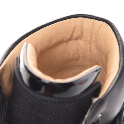 Christian Louboutin Mens Calfskin Patent Loubikick Flats Sneakers 43 Black 8 of 9