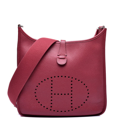 Hermes Taurillon Clemence Evelyne III PM Rubis 1 of 8