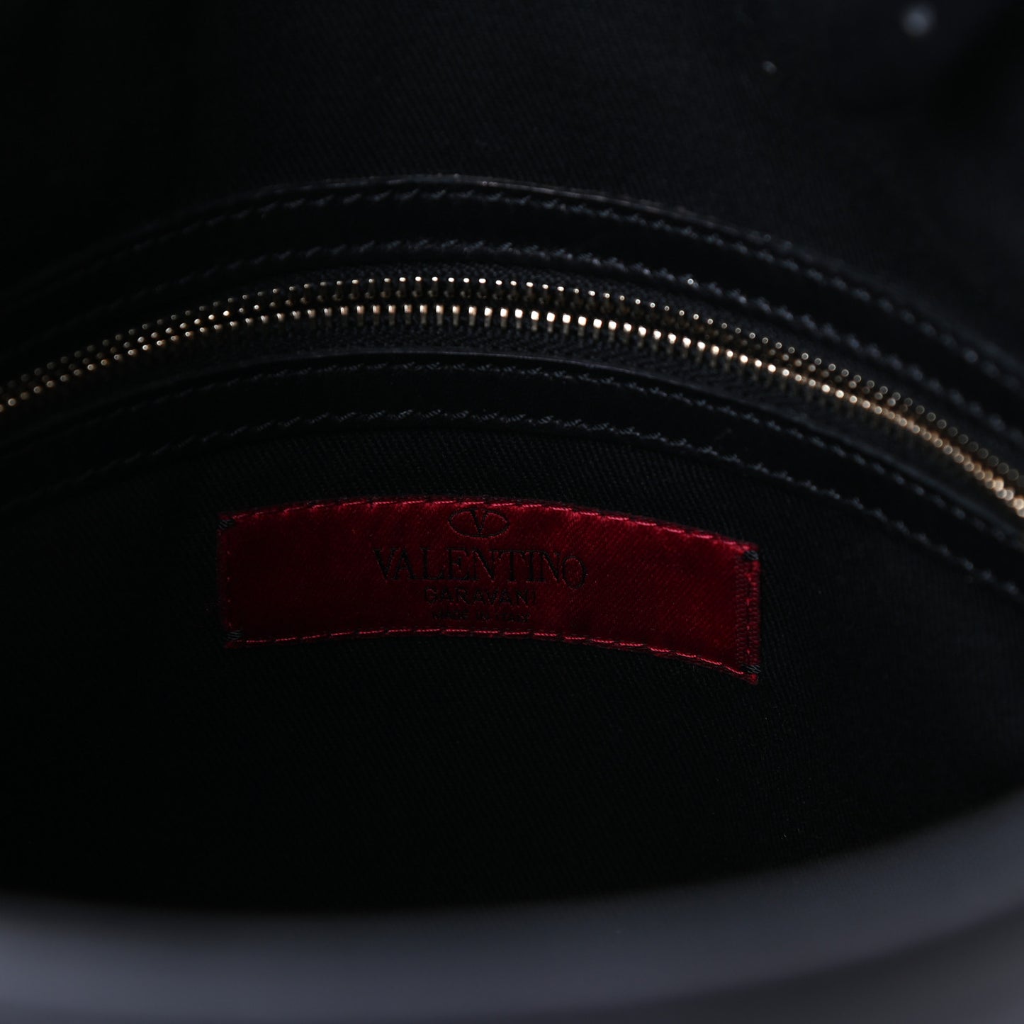 Vitello Rockstud Shopper Tote Black