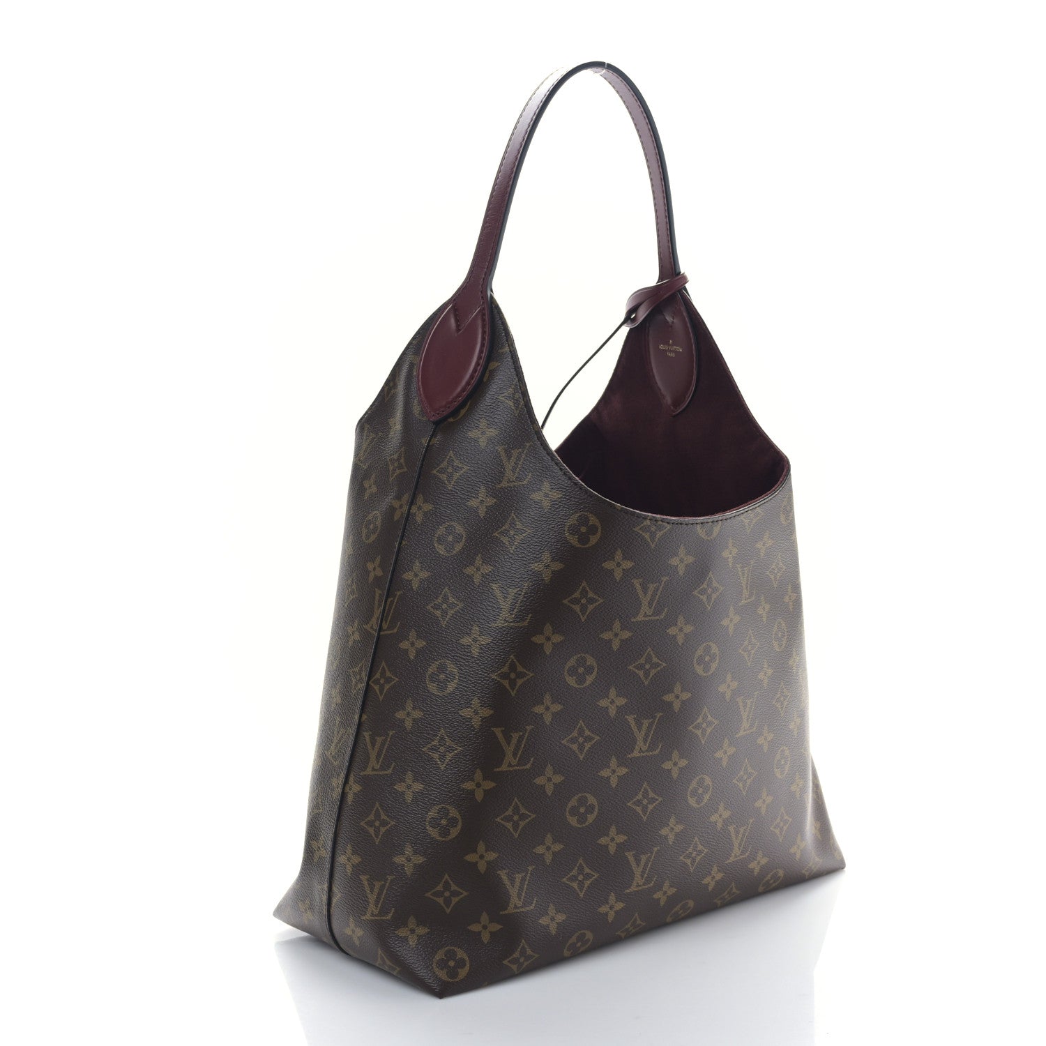 Louis Vuitton Monogram Flower Hobo Bordeaux 3 of 8